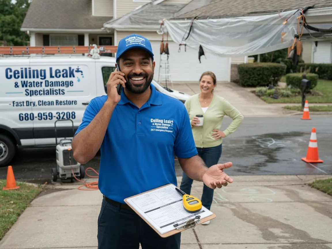 Ceiling Leak Cleanup Houghton, IA FAQs